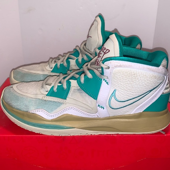 Nike Kyrie Infinity Shoes Sea Glass/Dynamic Turquoise:Size 8.5 V. Good Condition - Picture 3 of 11